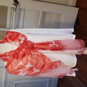 Raz silk chiffon scarf